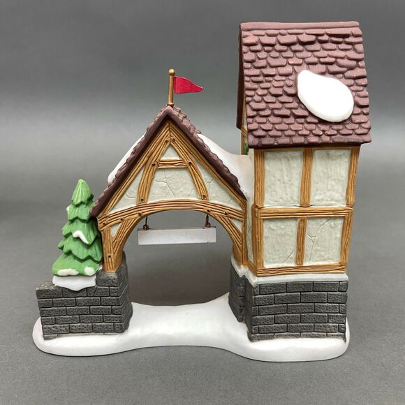 Dept. 56 Dickens' Village Series Postern Building 10 Year Anniversary 1984-1994 - Picture 3 of 11